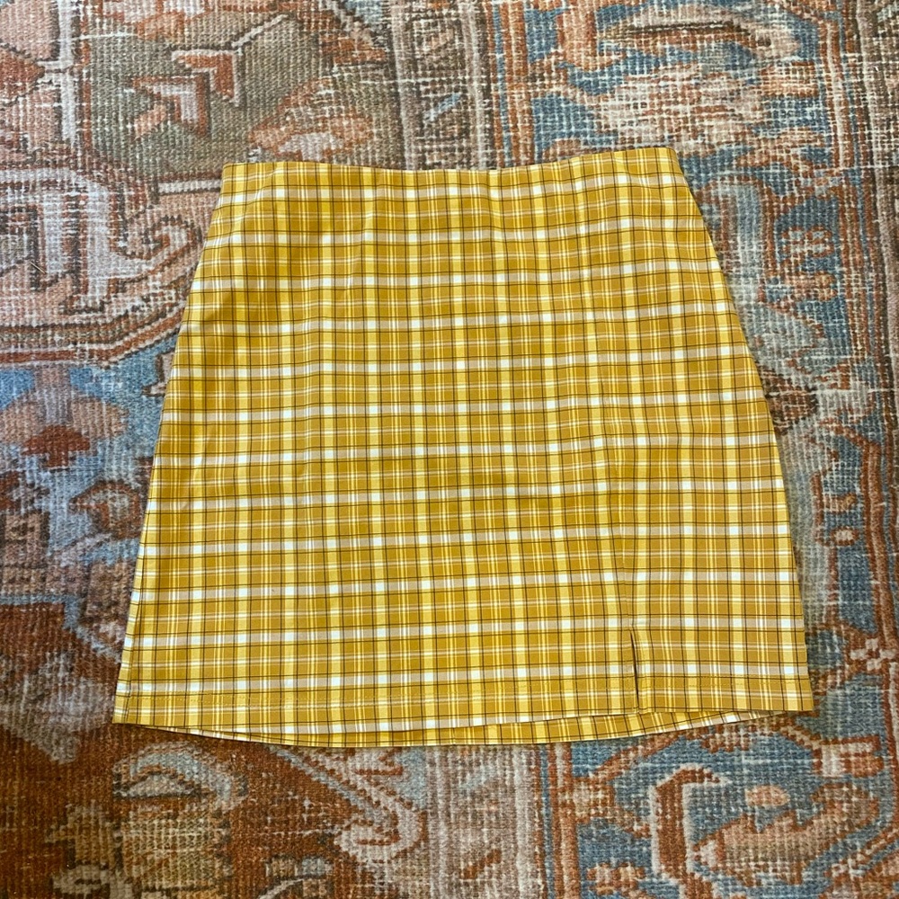 TopShop Plaid Mini Skirt